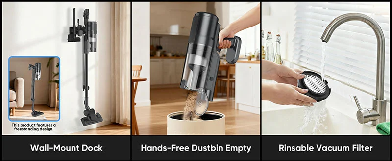 Compact Corded Stick Vacuum