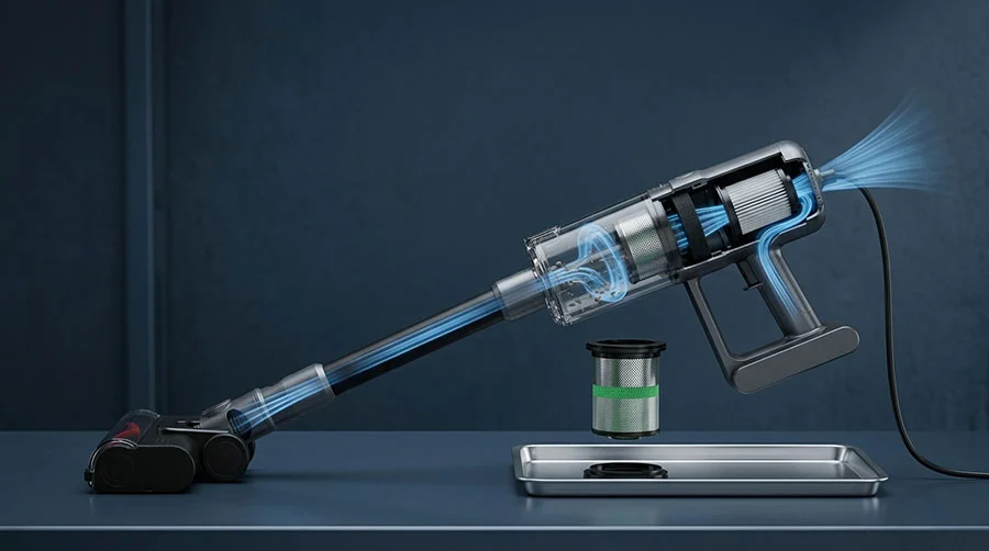 Maintenance Ready Brushless Corded Vacuum